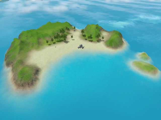 Sims 3: Остров Логово аквалангиста.